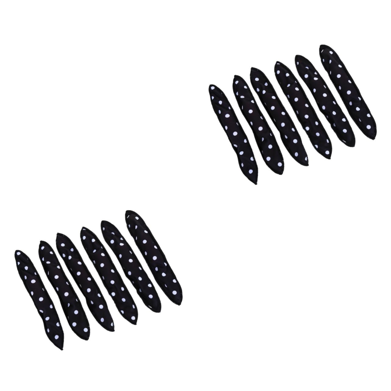 FOMIYES 60stücke Teiliges Haarkurven-tool Flexible Lockenwickler Aus Weichem Schwamm Für Schonendes Styling Ohne Hitze Zum Schlafen Für Unterwegs Schwarz
