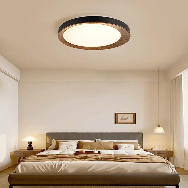 Lampara de techo de estilo chino con LED regulable de 3 colores 3