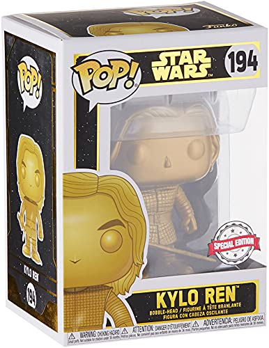 Funko Exclusive Pop Star Wars: Kylo Ren (Gold Metallic)