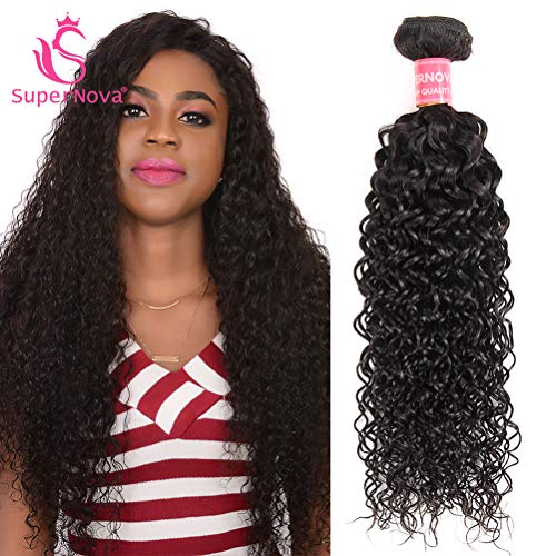 SuperNova Brazilian Curly Hair Wave 1 Bundle 100% Unprocessed 8A Virgin Human Hair Weave Hair Extensions Bundles (8inch)