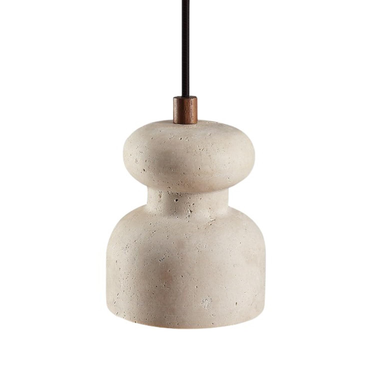 Lampada a sospensione in travertino Lampadario a soffitto a