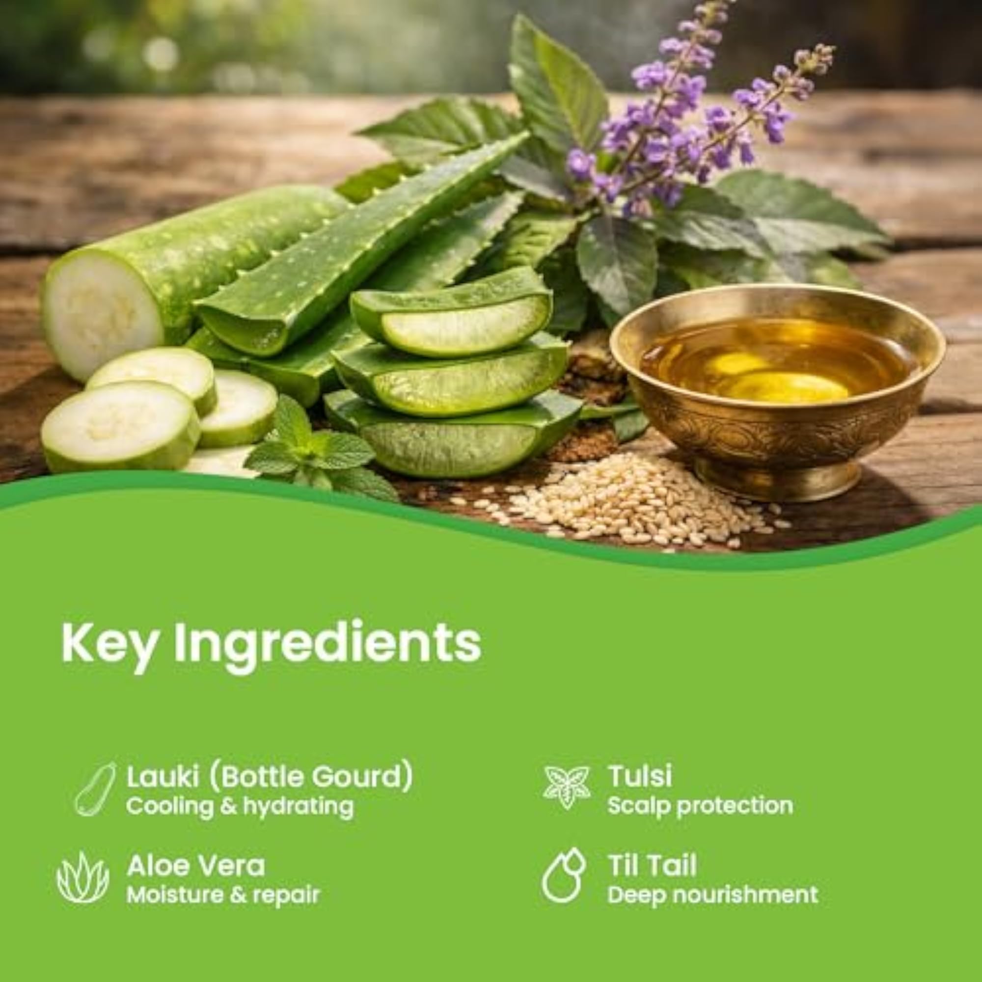 Ayurvedic Lauki Hair Oil, 300ml
