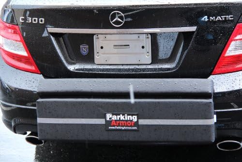 PARKING ARMOR - Indoor/Outdoor Ultimate Rear Bumper Protector, Widest Bumper Protection, Thickest Bumper Guard, Steel Reinforced Straps (3.6 Edition (36" Wide))