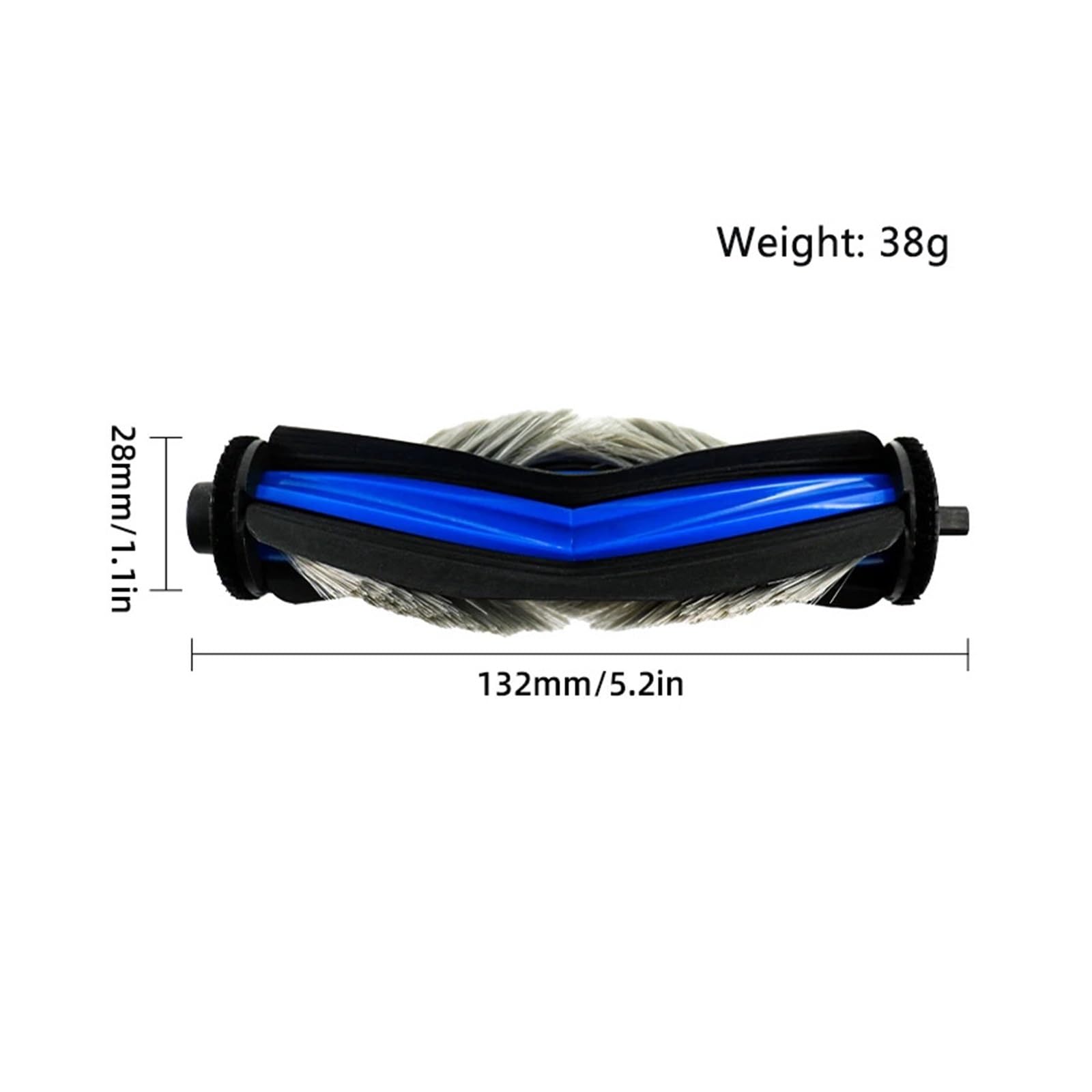 Paño for fregar suelos, Compatible con Ecovacs, Mini | Bolsa for polvo del cepillo lateral principal(SET18)