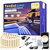 TENDIST Ruban LED Exterieur Blanc Chaud à Blanc Froid Variable, Bande LED Exterieur Compatible Alexa App & Eelecommande 24V, Etanche Bandeau LED Adhésif pour Eclairage Exterieur, Pergola (IP67, 15M)