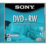Sony DVD+RW 4X Rewritable (Single) (Discontinued by Manufacturer)