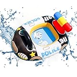 Inflatable Car Baby Swim Float,Blow Up Swimming Pool Toys for Toddlers,Car Shaped Baby Swimming Floa