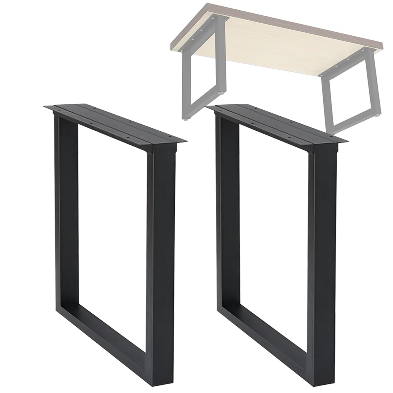 Stalowe nogi stołowe 71 cm i 99 cm – wytrzymałe metalowe nogi do kawy i ławki, nowoczesny design, szerokość 50 cm, idealne do jadalni i projektów mebli, zestaw 2 szt