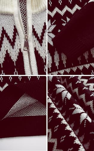 Aiyino Men's Halloween Christmas Knitted Pullover Sweater Warm Long Sleeve Polo Sweaters3