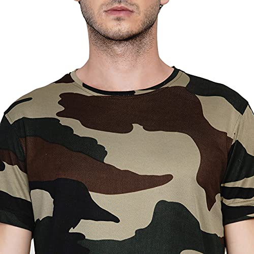 Image of Men's DRI FIT Sports Tshirt /SWEATPROOF /Anti Microbial /Extra Stretch /for Pickleball, Gym, Training, Badminton, Cricket, Tennis, Yoga, Golf (All Sports) All Colours & Sizes, Full & Half Sleeves