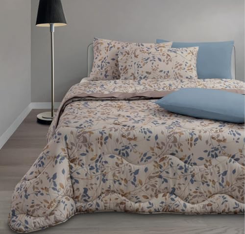 Gabel Trapunta invernale matrimoniale 260x260 tessuta in puro cotone (Margaret S.)