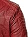 Red Bridge Hombres Chaqueta Cuero Sintético Transición Acanalada Moda Casuales Algodón Jacket