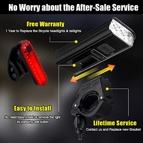 VA STFIRE Éclairage Vélo Étanche, 1600 Lumens Élevés Lampe de Vélo Rechargeable 5 Modes de Feux de Vélo, Adaptés pour Les Trajets Quotidiens, la Montagne et Le Cross-Country - Image 7
