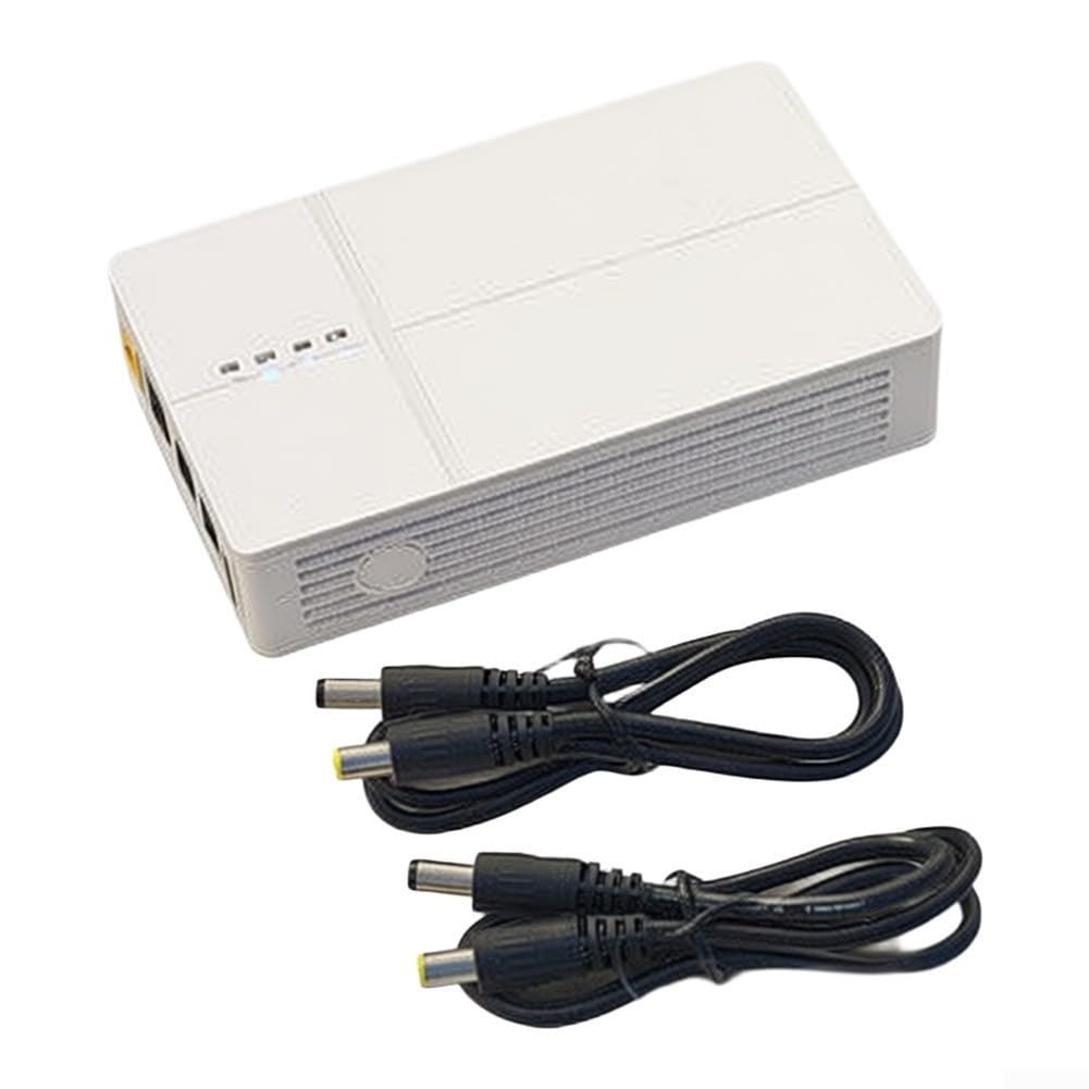Per mini per Ups, alimentazione ininterrotta da 13500 mAh per router, modem e fotocamera, 27 W DC Backup con supporto USB C POE