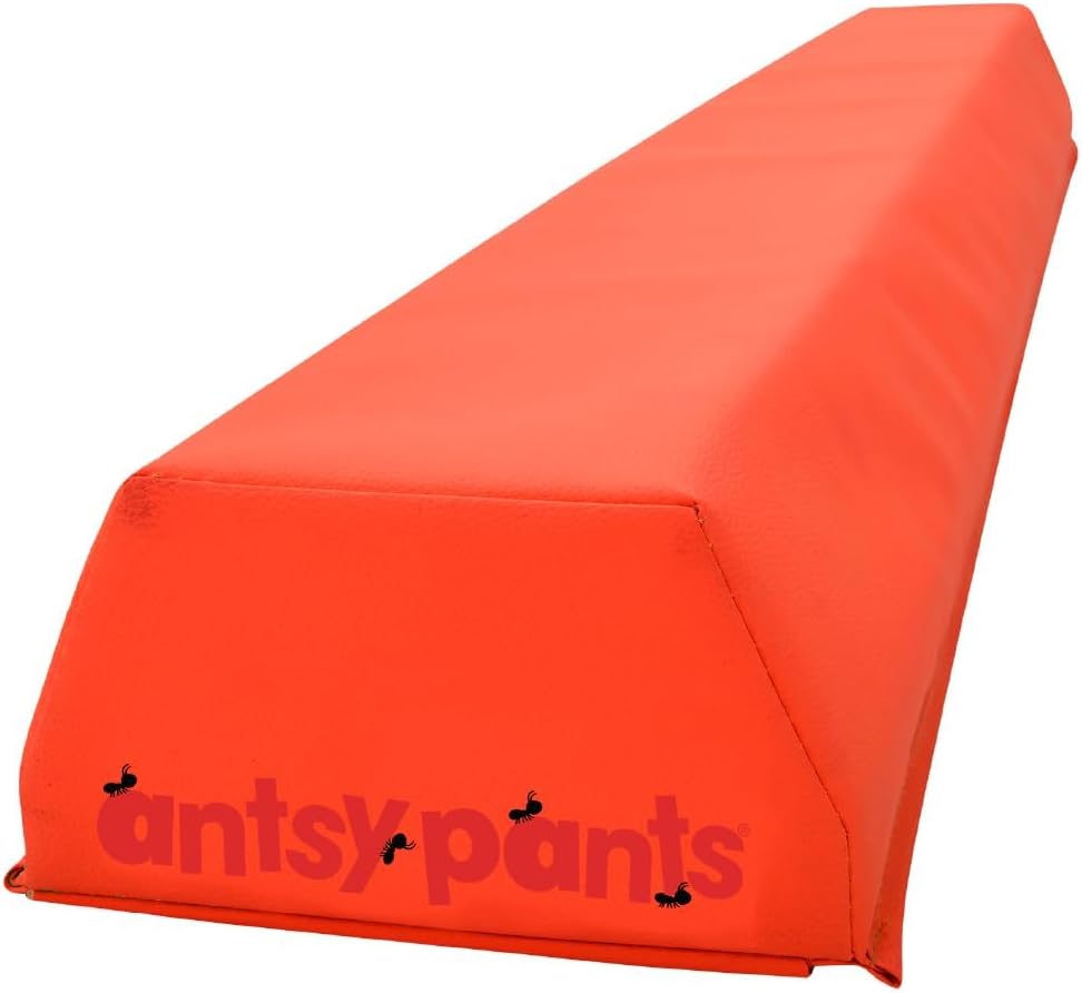 Balance Beam – Portable Gymnastics Beam, Gymnastics Equipment for Home with Anti-Slip Base, Lightweight/Extra Firm, Holds Up to 200lbs, Toddler to Adult Age Orange 4FT