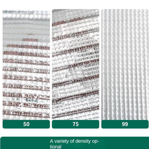 Malla de sombra reflectante Aluminet con bloqueo solar para valla exterior 6