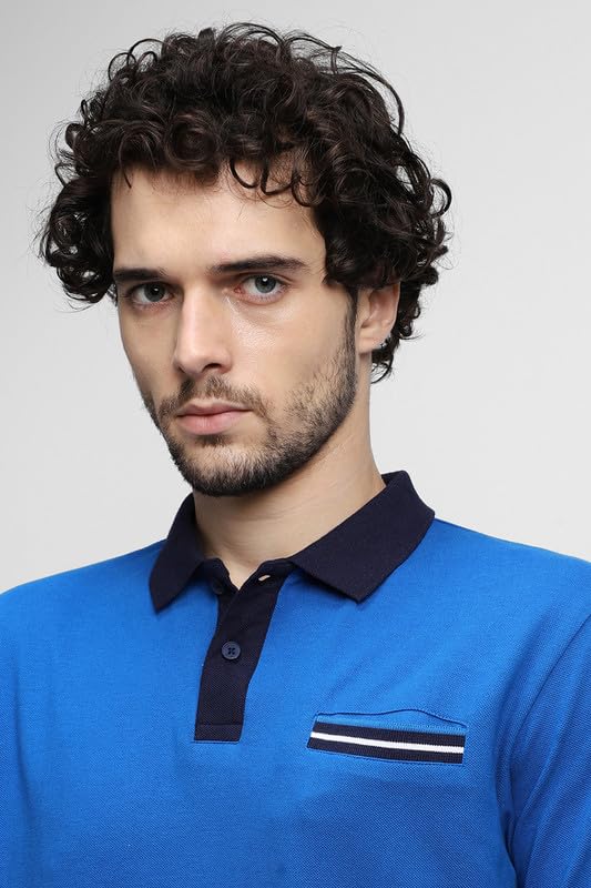 Image of Dennis Lingo Men's Cotton Solid Slim Fit T-Shirt