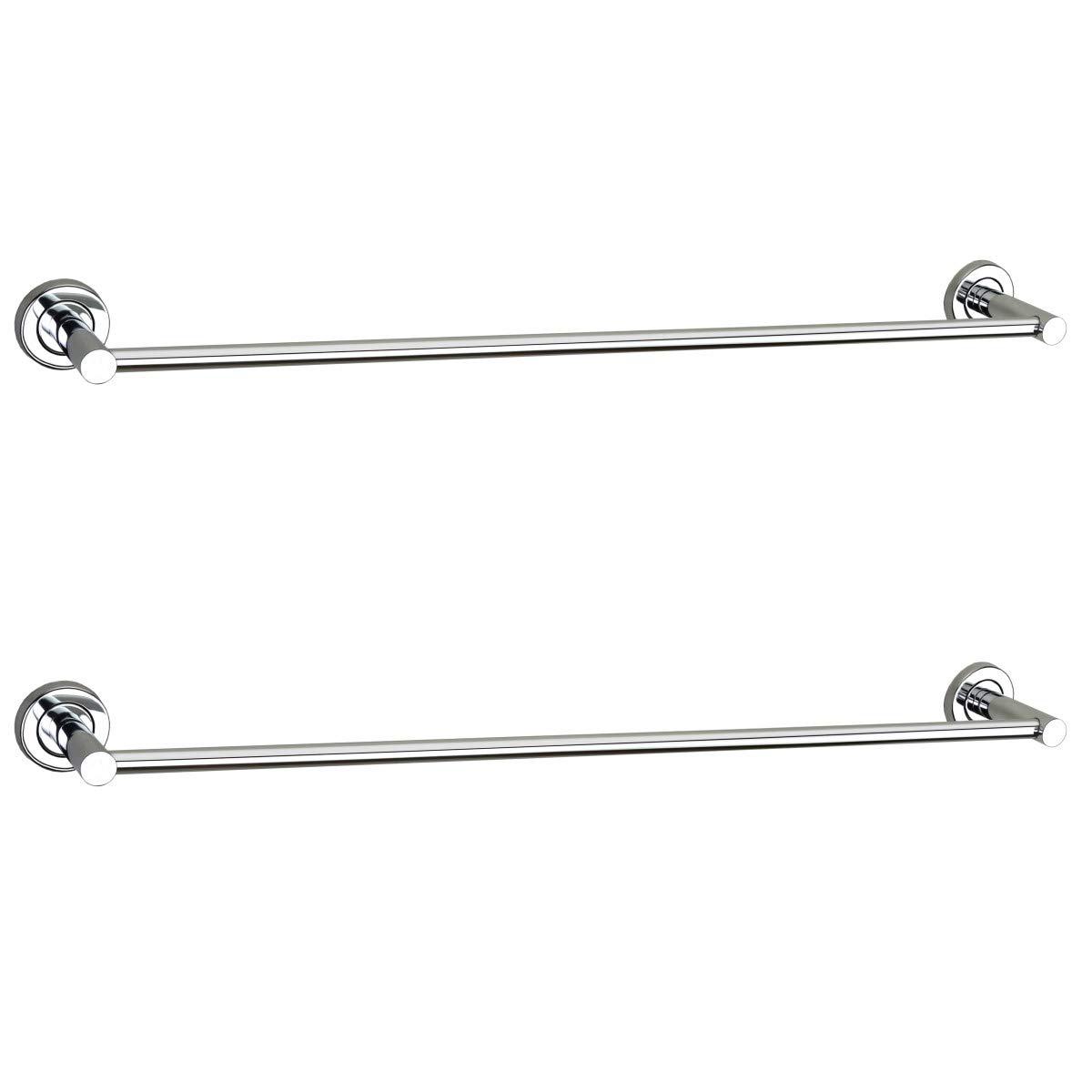 Plantex Stainless Steel Heavy Towel Rod/Towel Rack for Bathroom/Towel Bar/Hanger/Stand/Bathroom Accessories (24 Inch - Chrome Finish) - Pack of 2 (B0859X82PX) Amazon Price History, Amazon Price Tracker