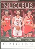 Jalen Green Reed Sheppard Alperen Sengun Rookie 2024-25 Origins Nucleus #16
