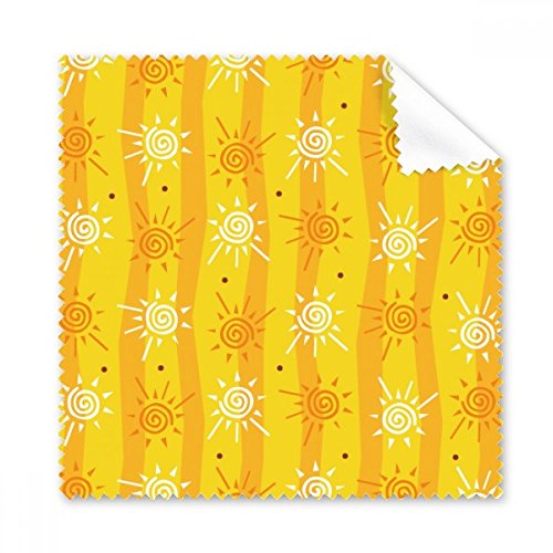 Cadeau chiffon de nettoyage écran motif soleil peinture rivière 5 pièces