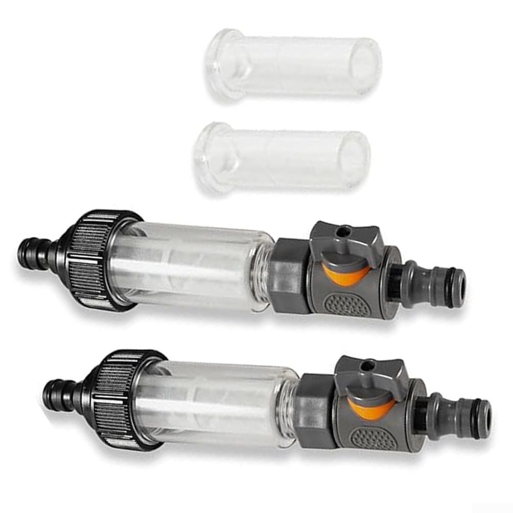 Lot de 2 filtres à eau pour camping-car, caravane, yacht, nettoyeur haute pression
