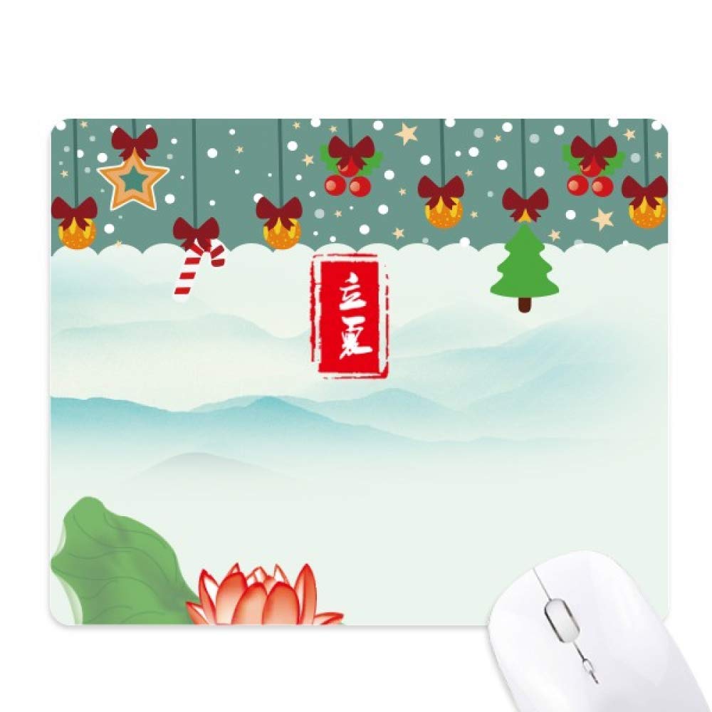 Tapis de Noël de bureau Twenty Four Solar Term idée cadeau idéale - 5
