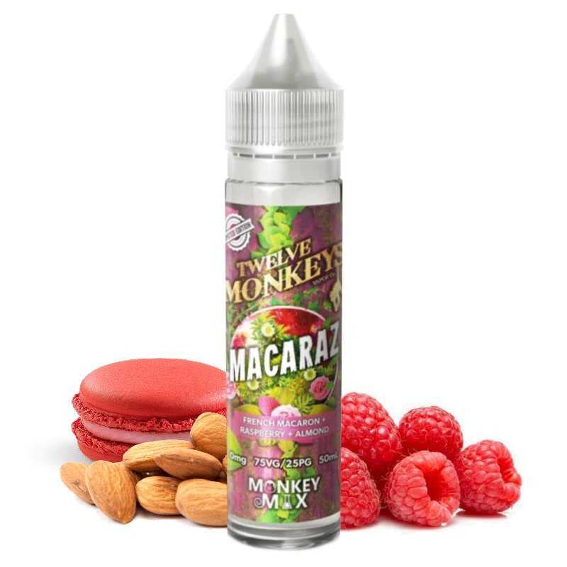 elfbar nachfüll pod läuft aus E-liquide Macaraz 50ml - Twelve Monkeys - Sans tabac ni nicotine - Vente  interdite aux personnes âgées au de moins de 18 ans - 0 MG