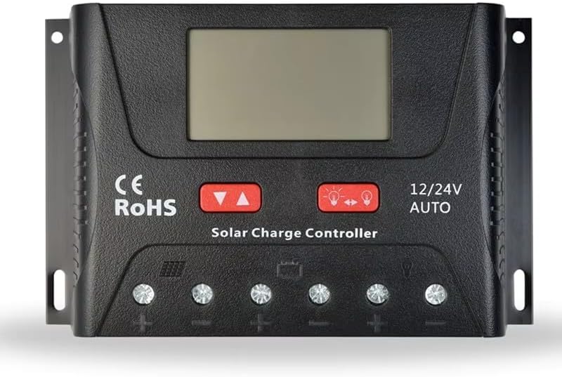 S R N E HP Series Charge Discharge Controller 10A 20A 30A 40A 50A 60A 12/24Vdc PWM Solar Charge Controller (HP2420 12/24V 20A)