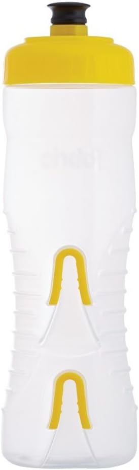 Fabric Cageless Water Bottle, 750ml, Clear/Yellow