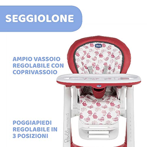 Chicco Polly Progres5 Seggiolone Pappa Regolabile