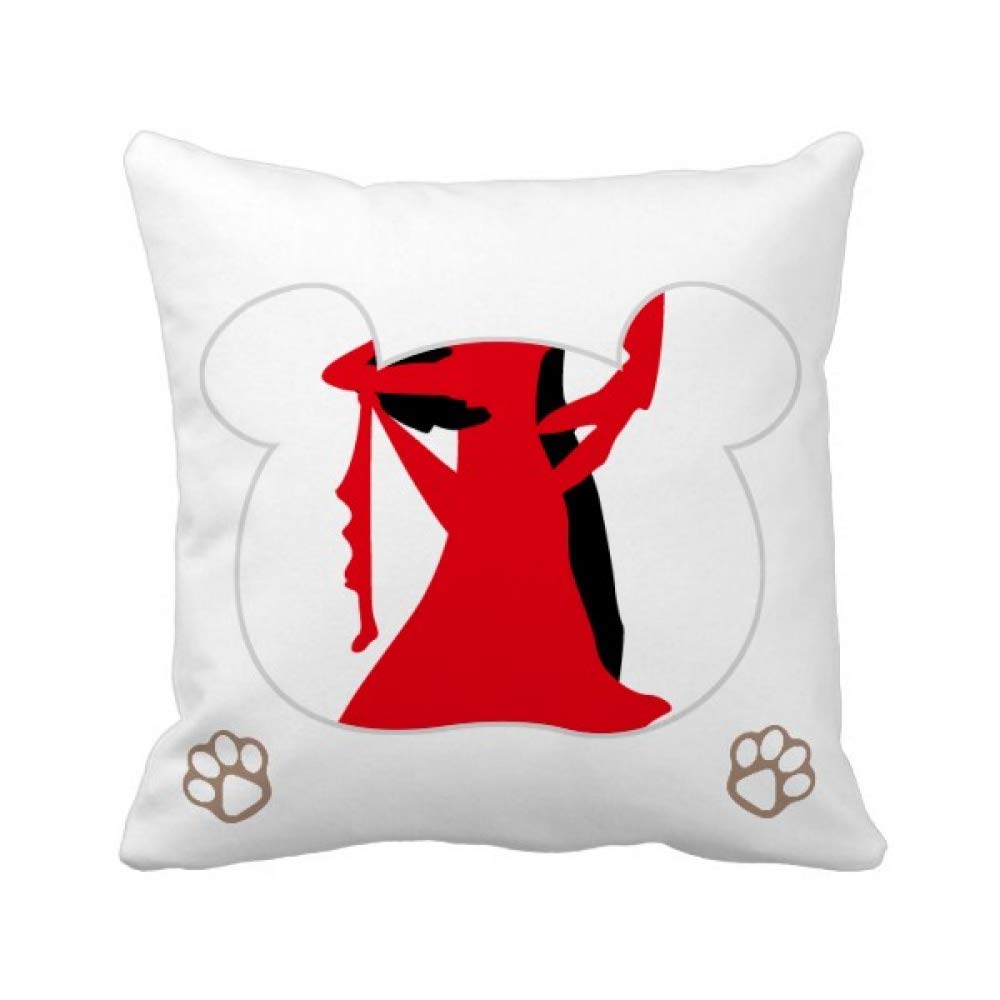 Housse de coussin Dancer Duet imprimé ours pour une déco de salon cosy