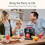 Neigelux Shaved Ice Machine - Auto-nettoyage, 8-Speed Contrôle de texture personnalisé Snow Machine à crème glacée Maker -Smoothies, Snow Cones, cocktails & Desserts congelés pour maison, Fêtes & Commerce