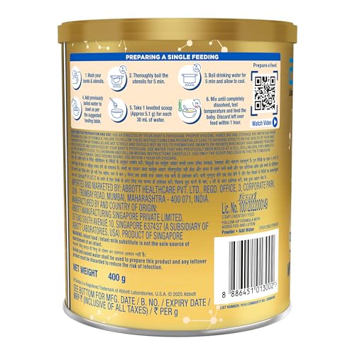 Image of Similac Plus Stage 2 (6 to 12 Months) Follow Up Formula - 400g TIN Powder, Infant