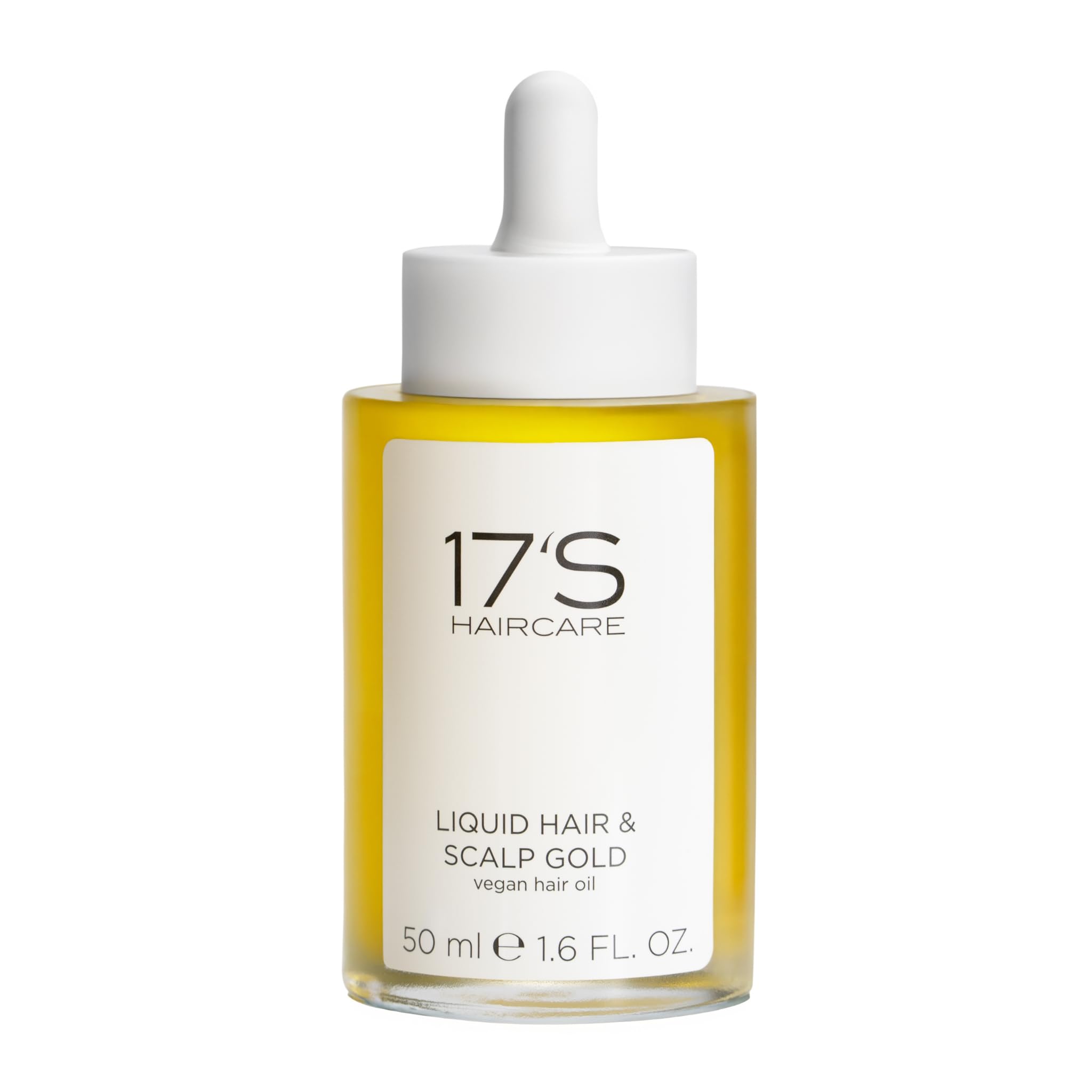 17's HAIRCARE Liquid Hair & Scalp Gold Haaröl & Kopfhautpflege, 50ml | Unterstützt Gesunden Haarwuchs, Glanz, Scalp Oiling, Vegan