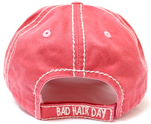 Gorra para mujer con parche bordado Bad Hair Day miniatura 3