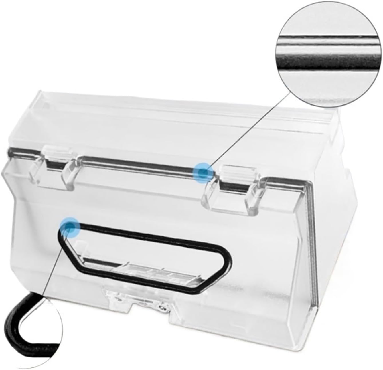 A21F-互換性がある ドリーミー Bot W10 / W10 Pro ロボット掃除機用ダストボックスゴミ箱フィルター付き交換部品