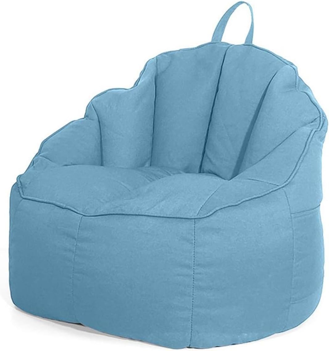 Storage Bean Bag Chair Sofa Cover Large Beanbag for Toys Storage Comfortable Sofa(E)