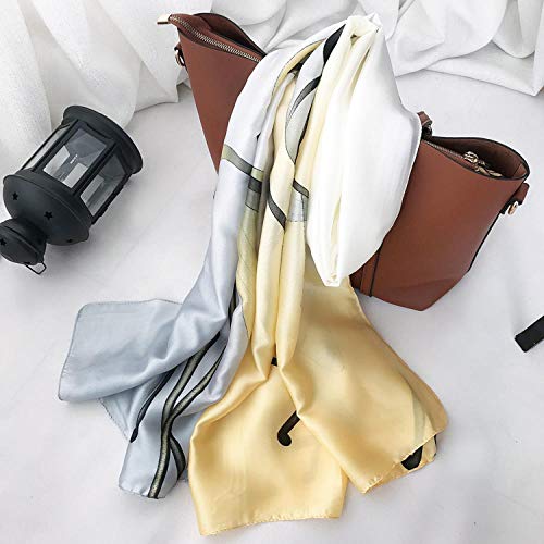 Foulard en soie femme mince long châle soie de mûrier été