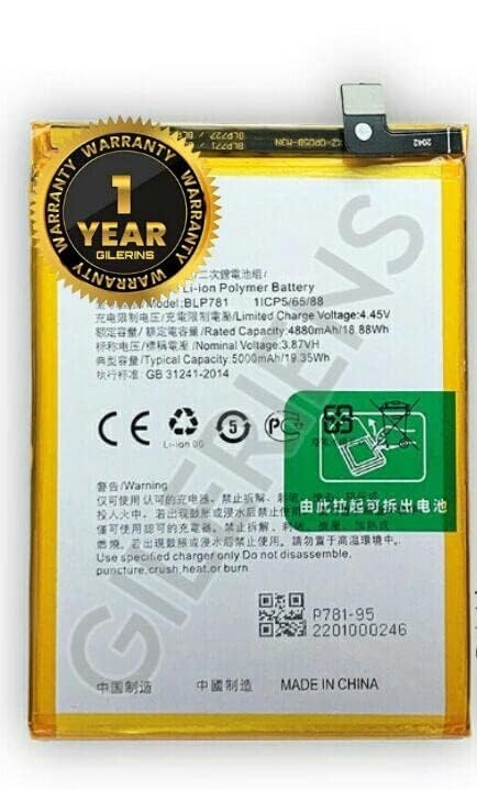 Image of Original BLP781 Battery for Oppo A52 (A92-2020) A72 CPH2061, CPH2067 Battery with 1 Year Warranty** (BB3)