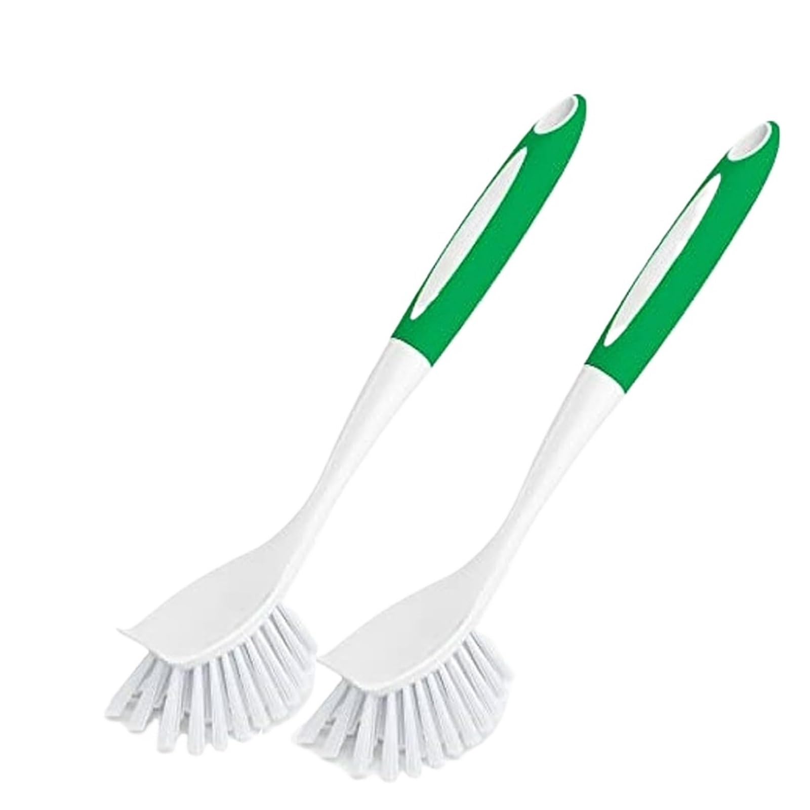 2/4/5/6pcs Cleaning Brush Pad Set Dish Scouring, For Kitchen Scrub & Bendable Cup Brushes(Orange)