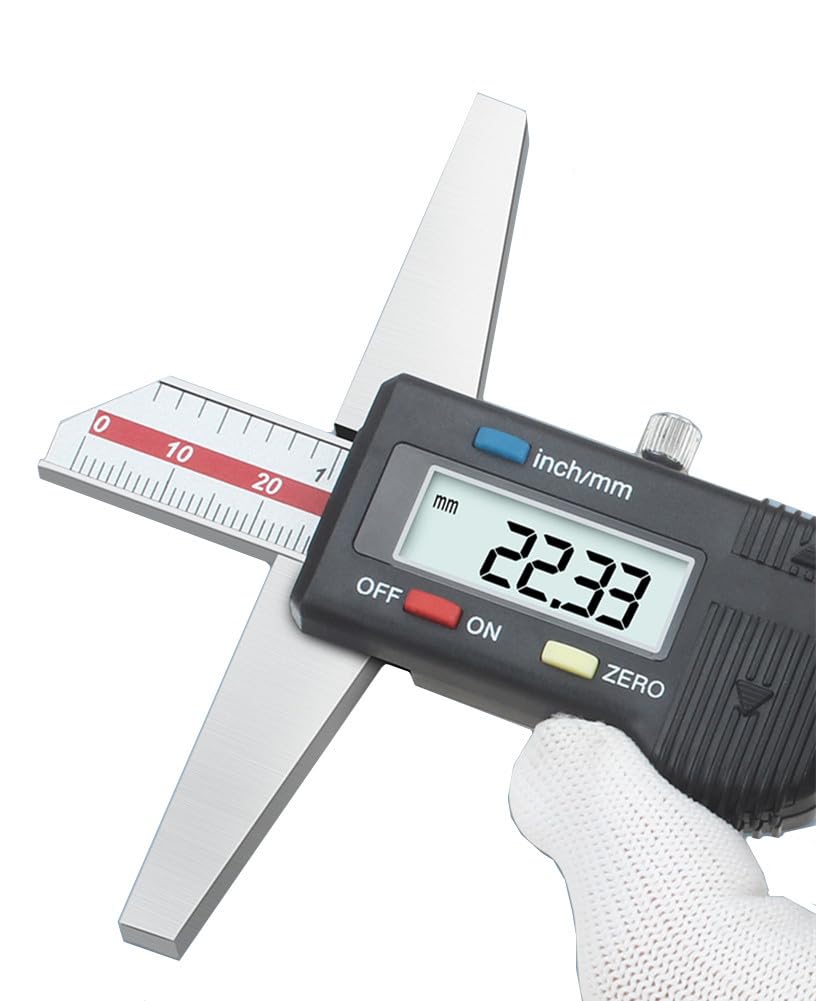 Calibro a corsoio 0-150 mm, 0-200 mm, 0-300 mm - 0,02 mm, precisione galvanica in lega, vite di bloccaggio per misurazione di tenuta