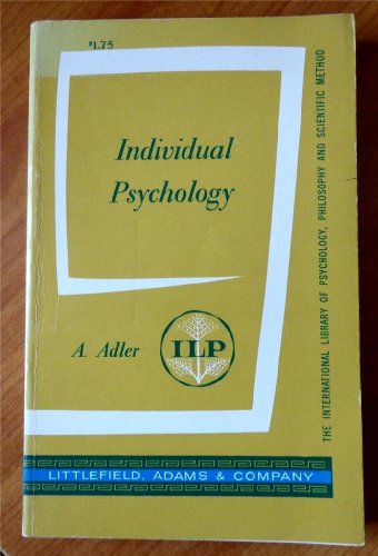 Individual Psychology B00APO96HE Book Cover