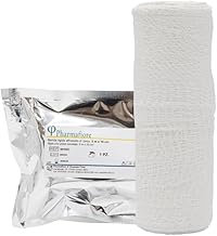 Benda Anaelastica all'Ossido di Zinco (10 cm x 5 mt), Bendaggi Funzionali, Proprietà Lenitive e Medicali, Antinfiammatoria, Dispositivo Medicale Professionale, Garza Medicale