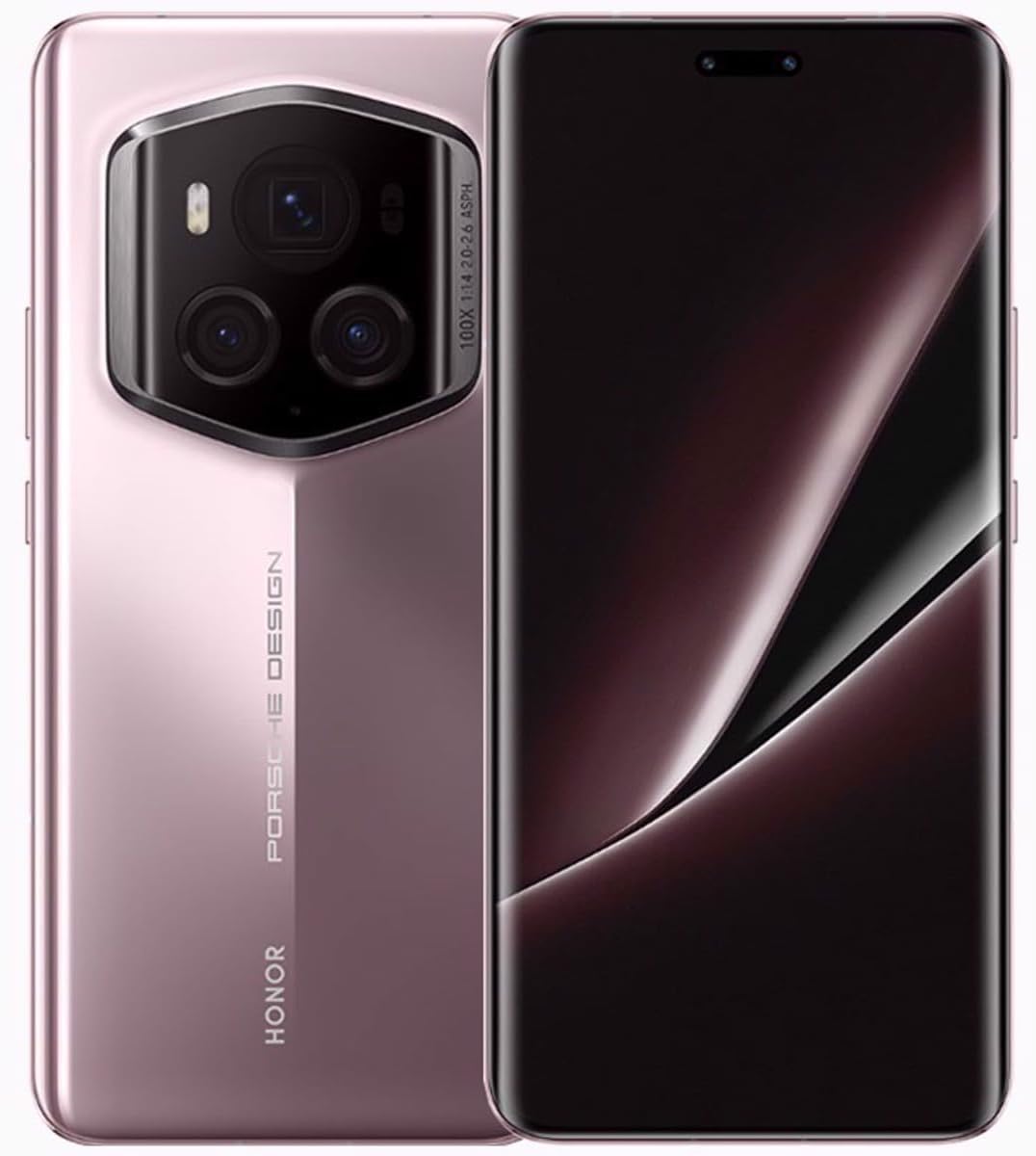 HONOR Magic6 RSR Porsche Design Dual SIM 1TB ROM + 24GB RAM (GSM Only | No CDMA) Factory Unlocked 5G Smartphone (Frozen Berry) - International Version