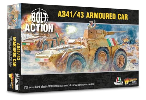 Voiture blindée AB41/43 maquette armée italienne Bolt Action 28mm