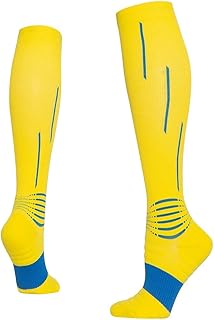 Medias de compresión Tubo Largo LUZ DE Correo DE COMPRESIÓN DE Calva DE APLICACIÓN Fitness 3 Pares Toalla Inferior para Correr, Vuelo, Deportes