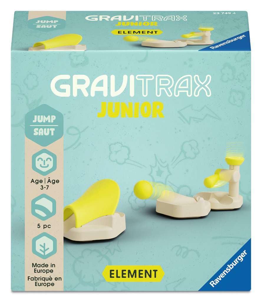 Ravensburger GraviTrax Junior: Jump Element | Encourages Experimentation and Creativity | Globally Recognized Brand | Ideal for Kids Ages 3 and Up