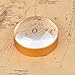 6X Paperweight Mirror Round Shape Hd Magnifying Magnifying Glass Dome Genuine Glass Paperweight Map Magnifying Glass and Reading Aid (No Handle)