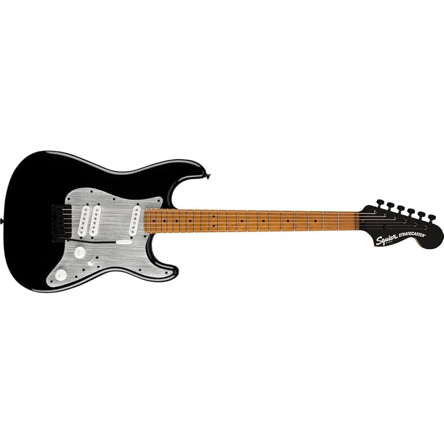 初心者用　エレキギター　ストラトキャスター　Squire ブラック Squier by Fender SONIC STRATOCASTER HSS Black エレキギター