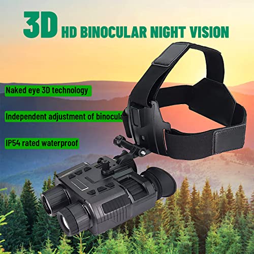 Digital Night Vision Goggles Adult,Night Vision Binoculars For Helmets Digital Infrared Night Vision Scope For Viewing In 100%Darkness ,Rechargeable And Recordable For Hunting And Surveillance #TOP2